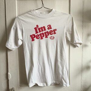 vintage dr pepper t-shirt small. I'm a pepper 90s single stitch
